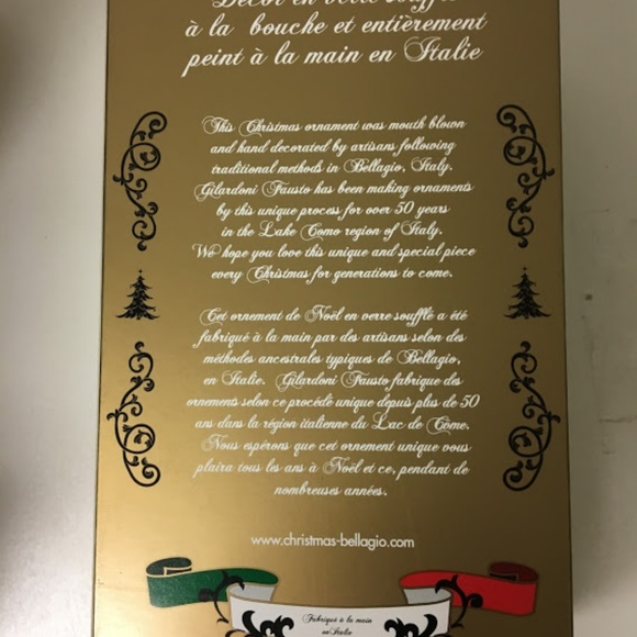 Bellagio Mouth Blown Glass Ghost Ornament - Picture 5 of 5